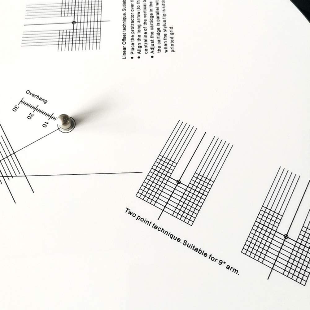 Anti-sliding LP Vinyl Record Pickup Calibration Plate