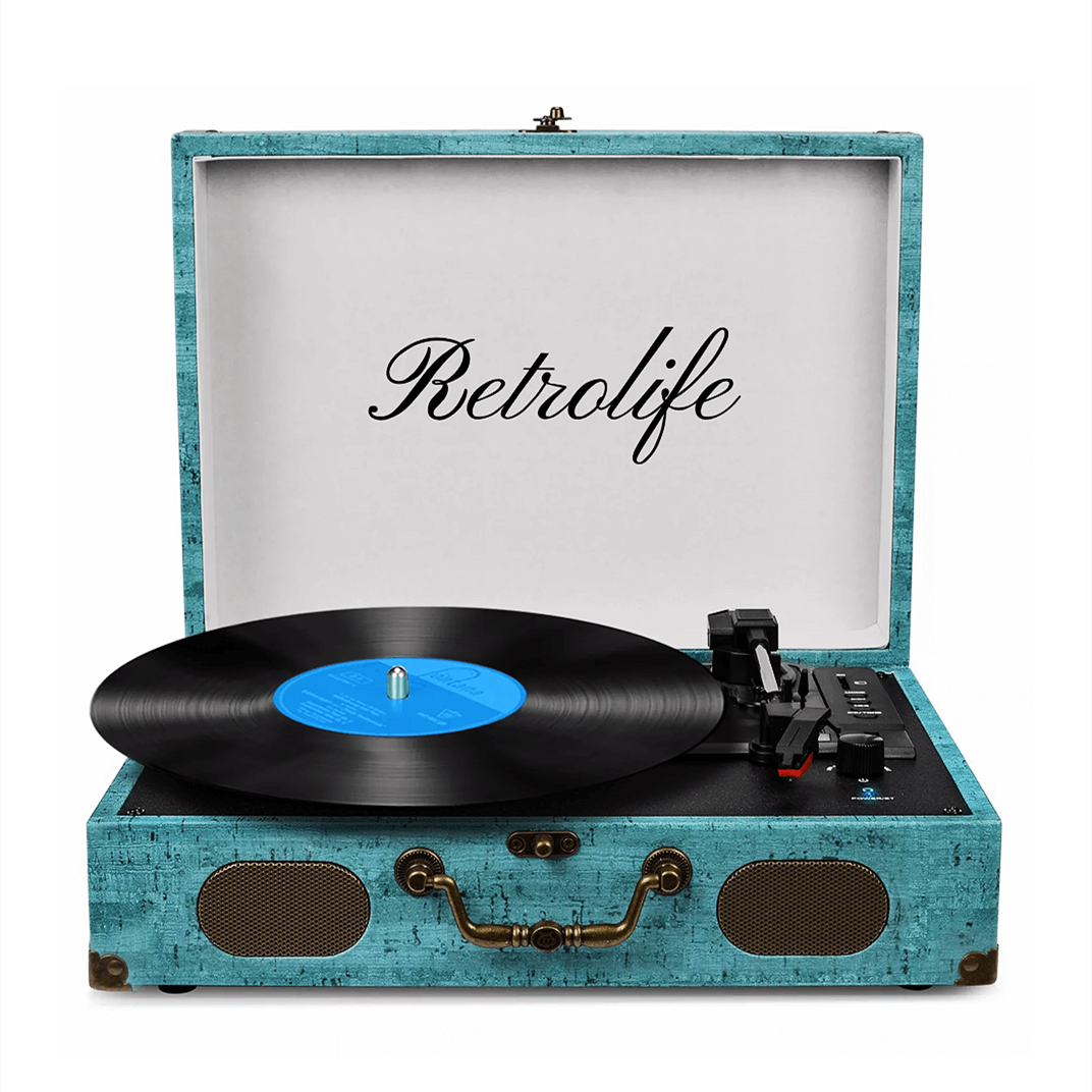 Bluetooth Wireless Suitcase Portable Turntable for outdoor KD3011