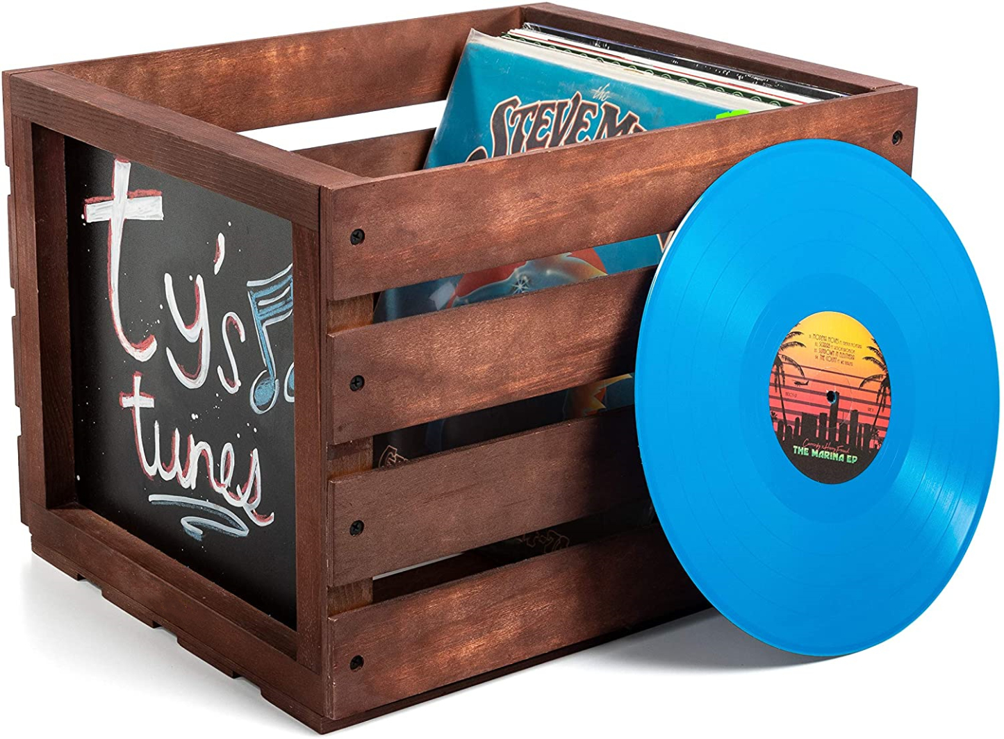 Vinyl Record Storage Create In Classic Wood Color