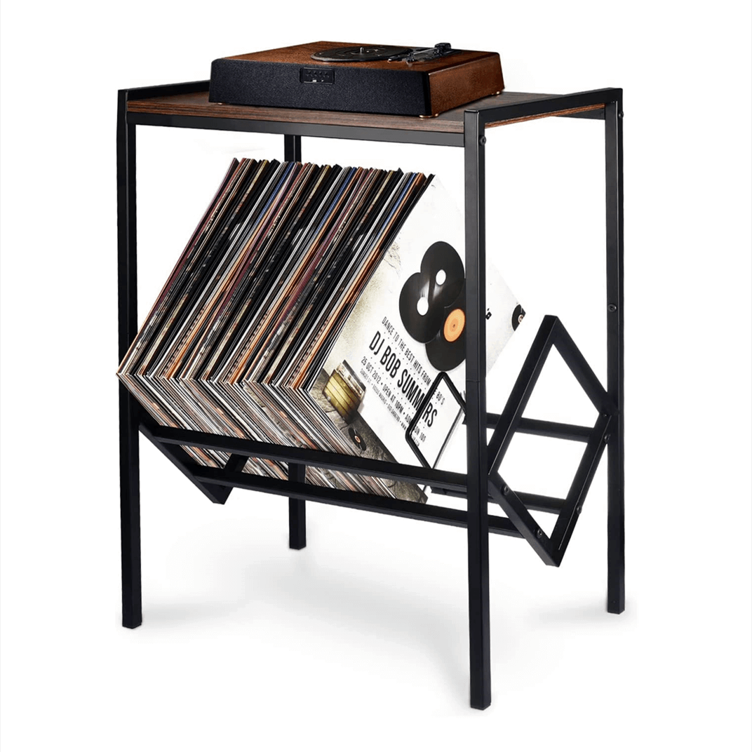 Best Record Player Stand with Record Storage for Sale Retrolife