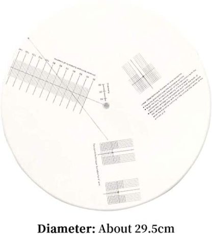 Anti-sliding LP Vinyl Record Pickup Calibration Plate