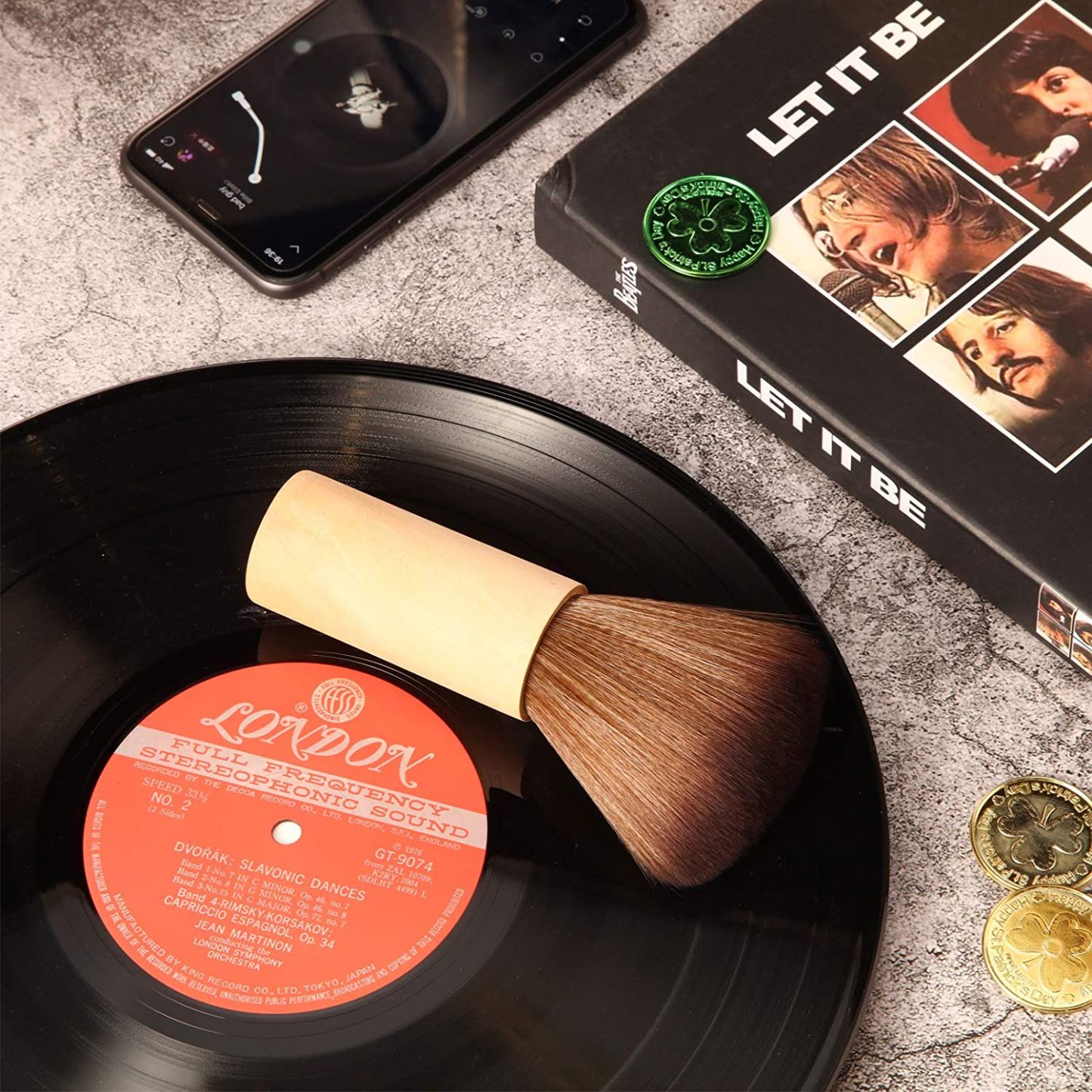 1 piece of record cleaning brush for vinyl records