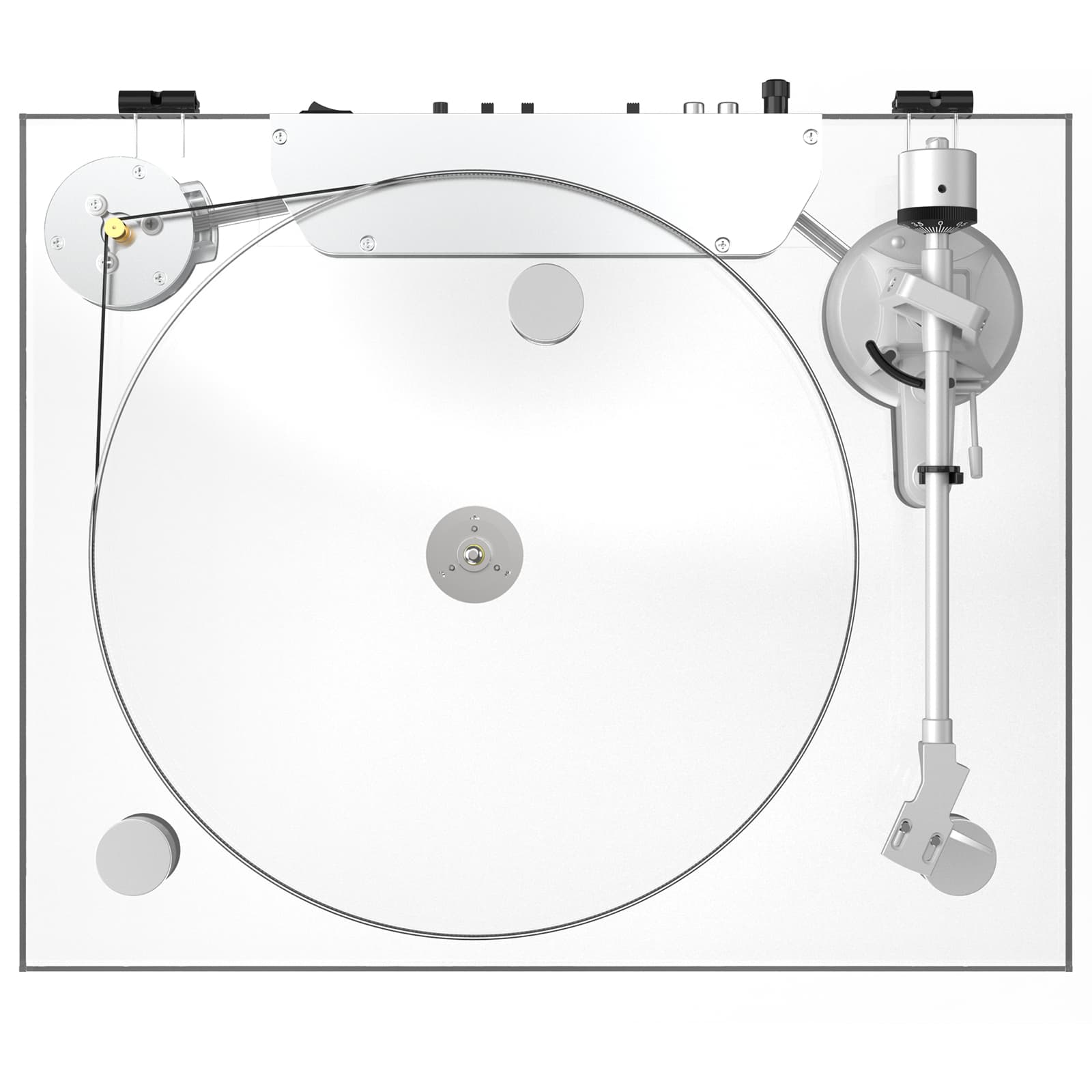 Retrolife ICE1 the Arcylic Clear Bluetooth Vinyl Turntable System