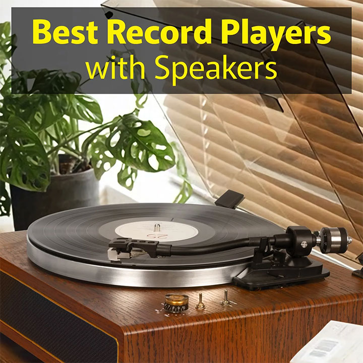 Record Player with Speakers