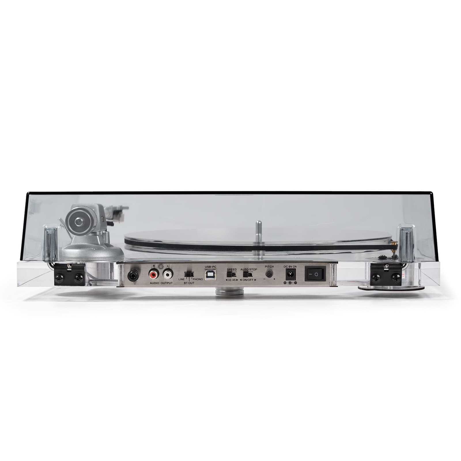 Retrolife ICE1 the Arcylic Clear Bluetooth Vinyl Turntable System