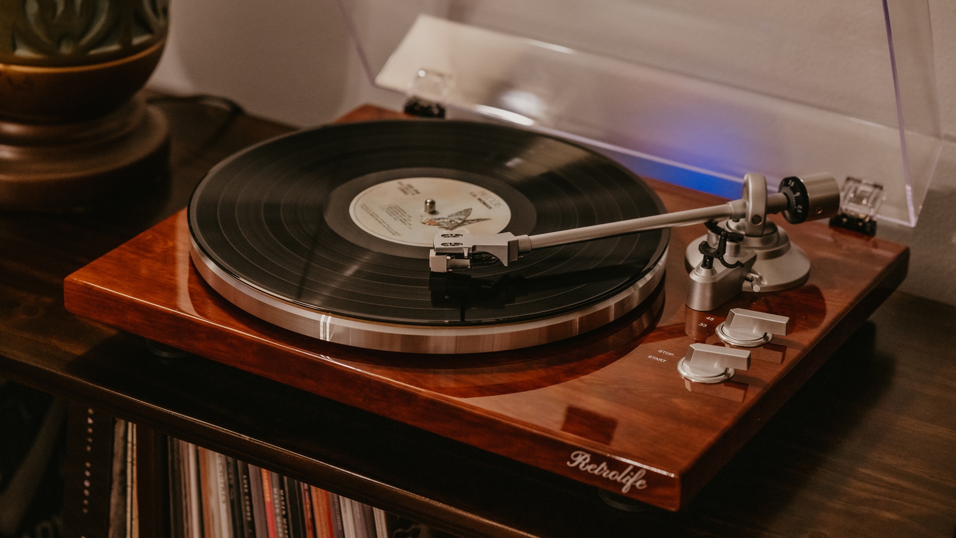 Retrolife Bluetooth Record Player and Hifi Turntable System