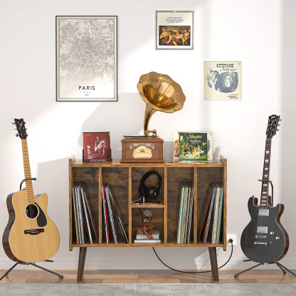 Record Player Stand Display Shelf