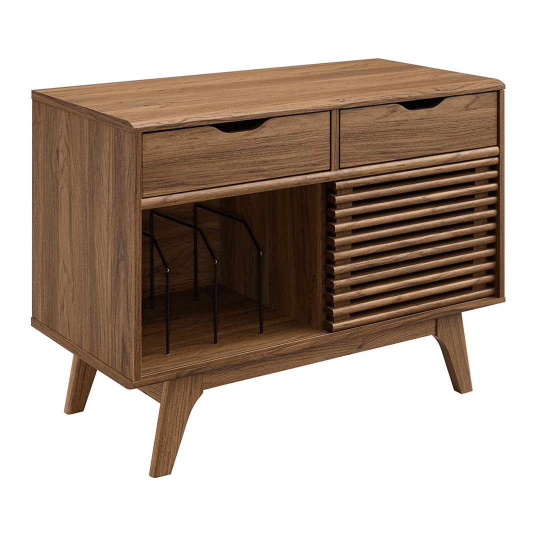 Record Player with Drawer