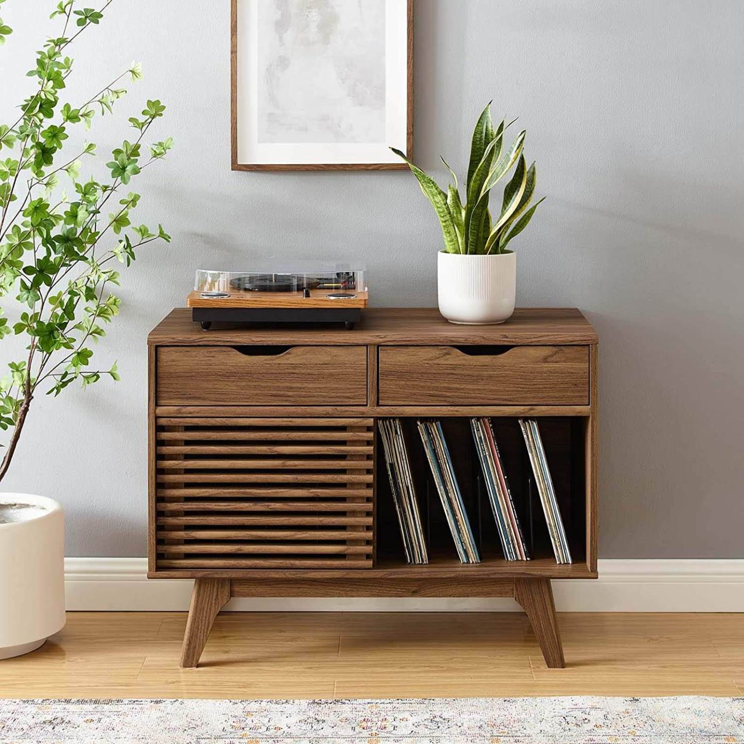 vintage record player stand