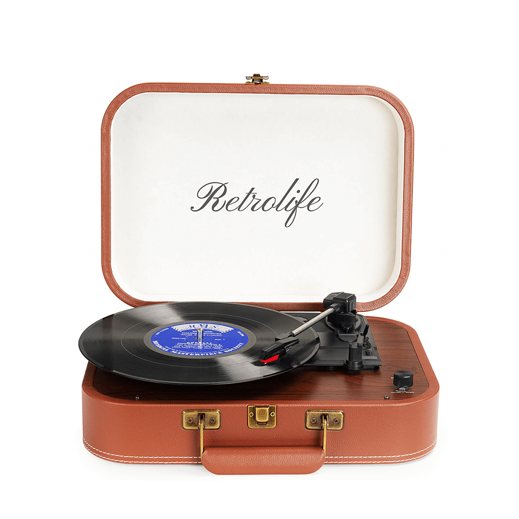 Suitcase Portable Turntable with Bluetooth Wireless UD003