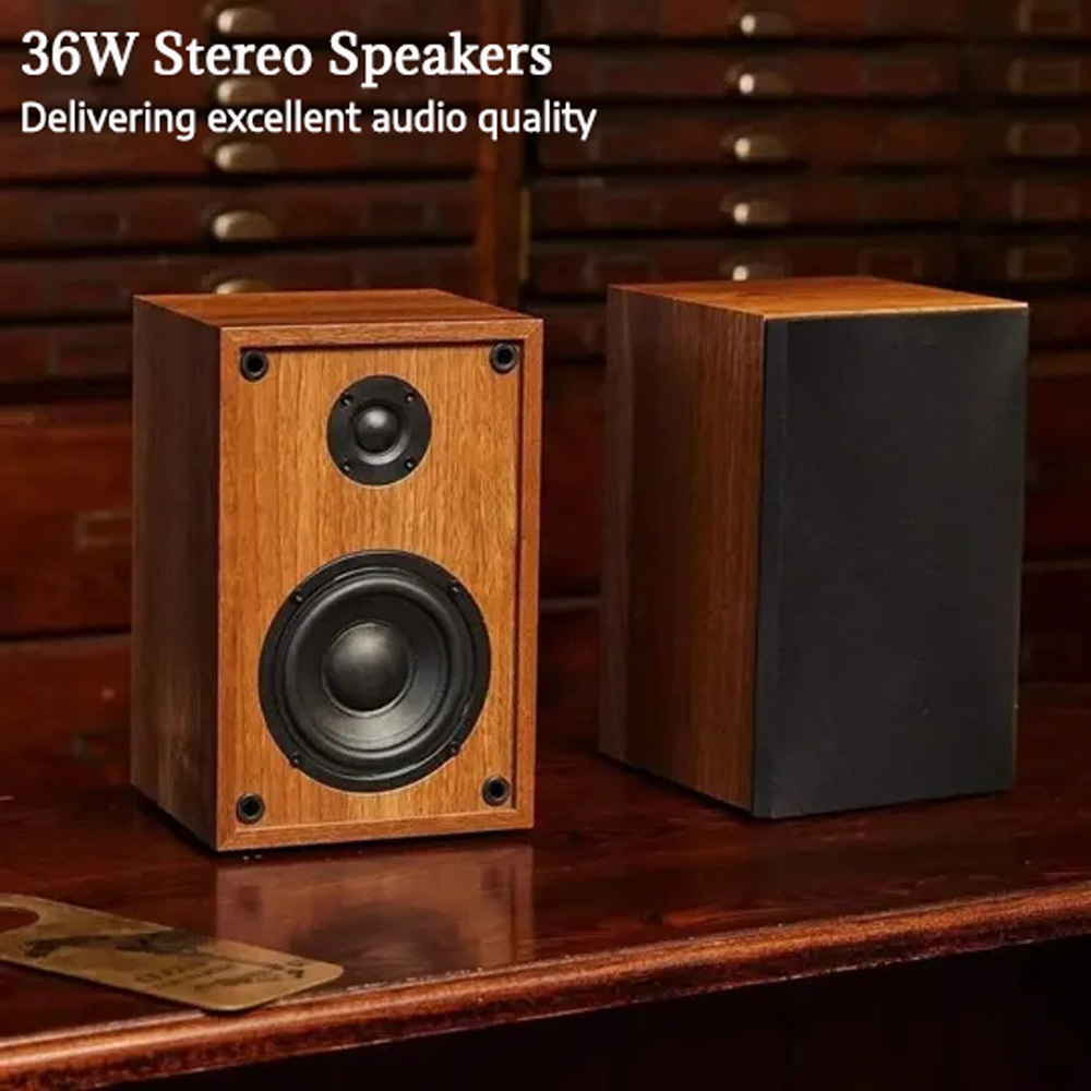 Bluetooth Record Player Stereo System with Magnetic Cartridge SY101