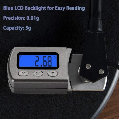 Digital Turntable Stylus Force Scale Gauge 0.01g/5.00g 