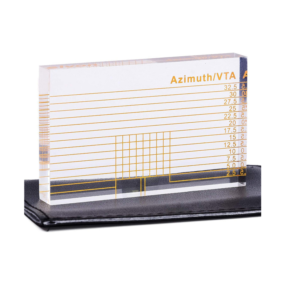 VTA Azimuth LP Vinyl Record Player Tonearm Cartridge Elevation Alignment Ruler