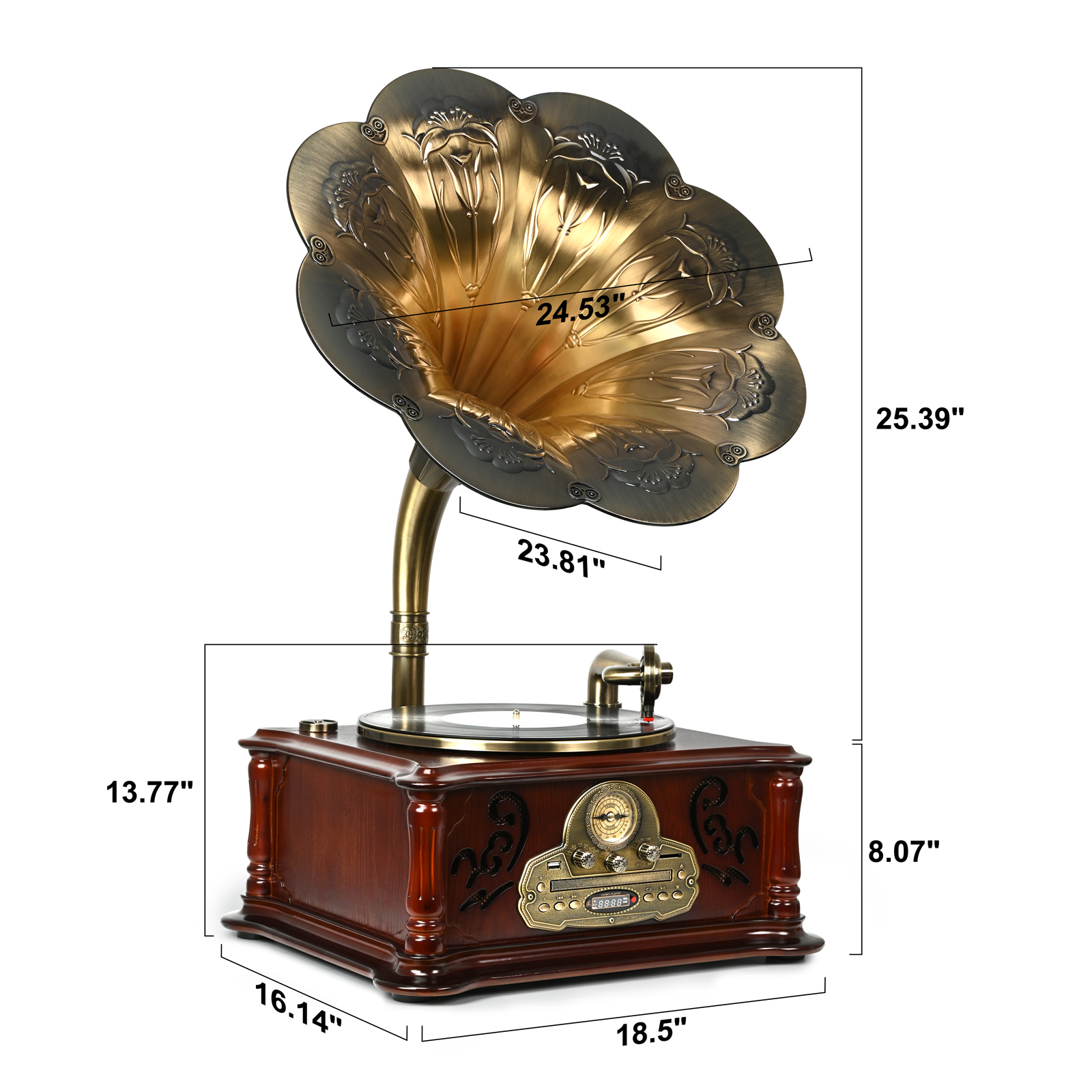 Retro Nostalgic All in One Gramophone