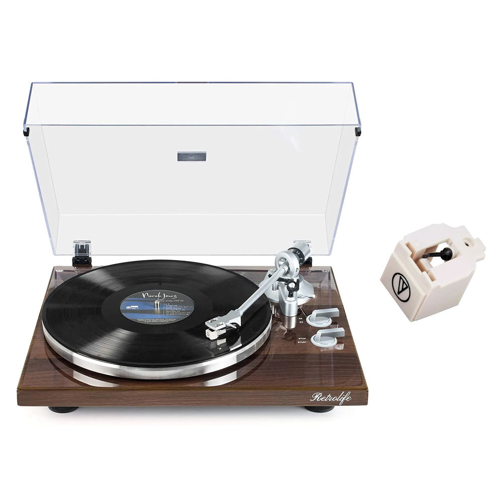 High Fidelity Bluetooth Turntable and Audio-Technica Cartridge Combo