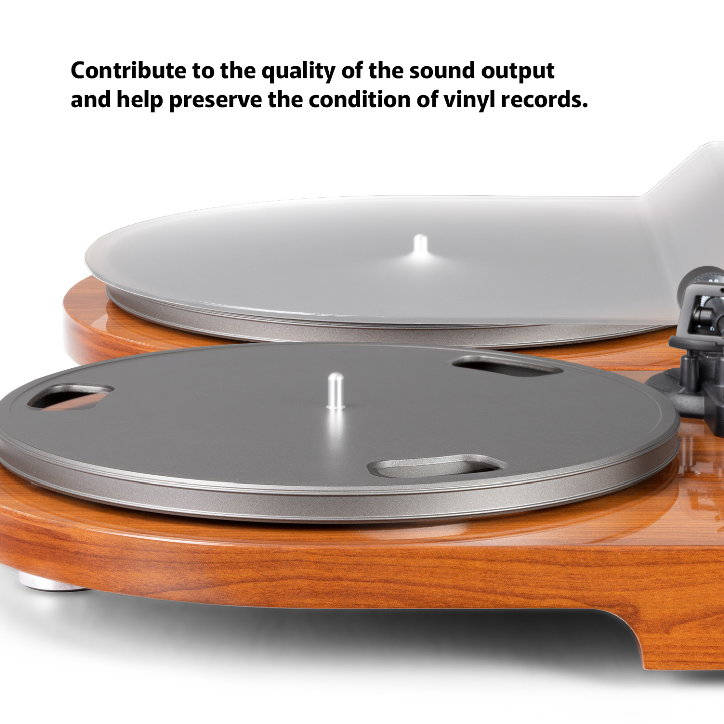 High Fidelity Bluetooth Vinyl Turntable with Unique Design