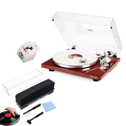 High Fidelity Bluetooth Turntable and Audio-Technica Cartridge Combo