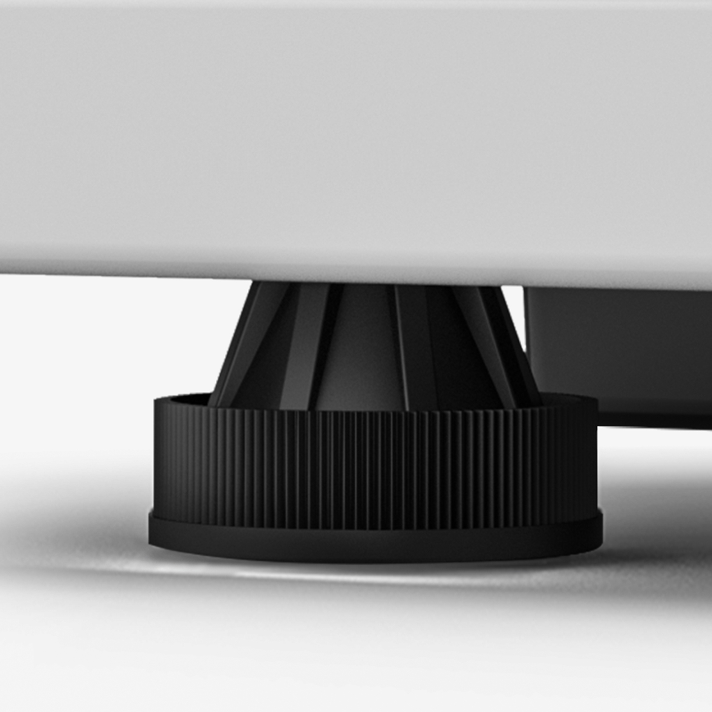 Retrolife HQKZ-006 Modern White 2-Speed Bluetooth Turntable System with Variable Weighted Tonearm