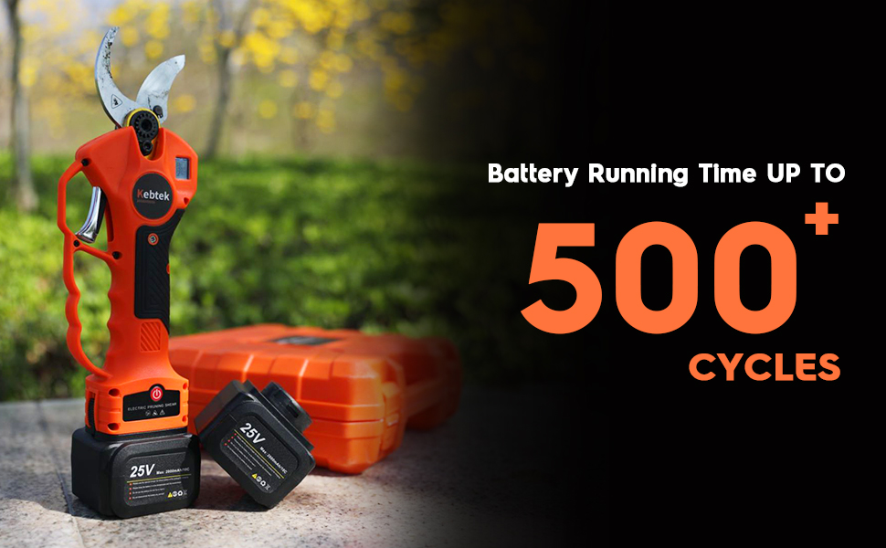25V 2.0 AH Li-Ion Battery for Kebtek 40mm Electric Pruning Shear, Large Capacity 10C High-Rate Discharge Rechargeable Battery Cordless Electric Tools
