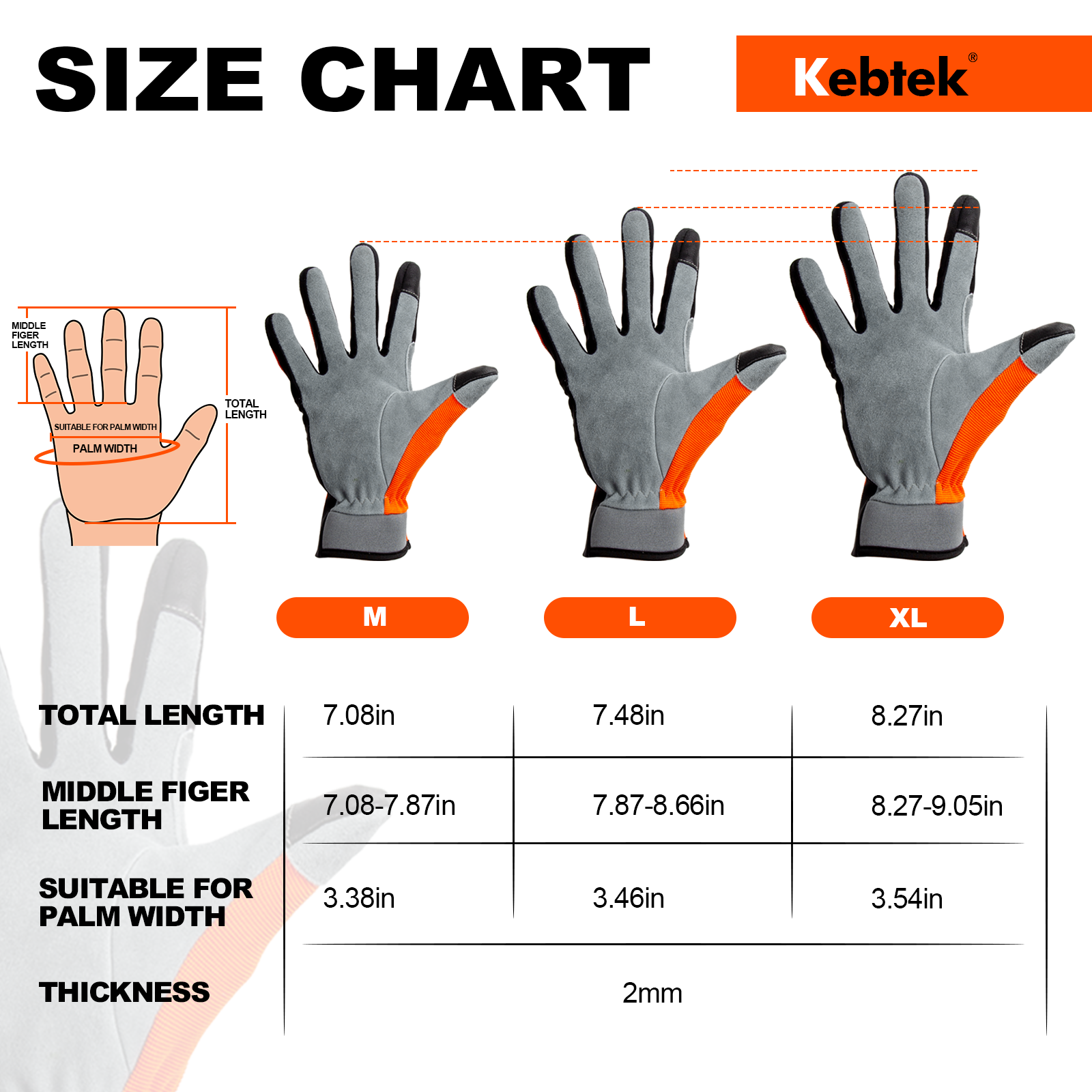 Gardening Gloves, Pruning Gloves with Deerskin Leather Suede Thin Elastic-Breathable Working Gloves Touch Screen for Pruning Yard Work and Daily Work