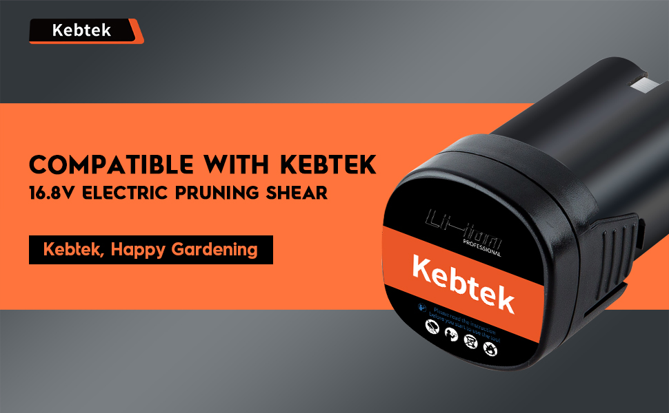 16.8V 2.0Ah Pruning-Shear Li-ion Battery, High-Rate Discharge Lithium-ion Batteries for Cordless Pruning Shears Cordless Electric Tools