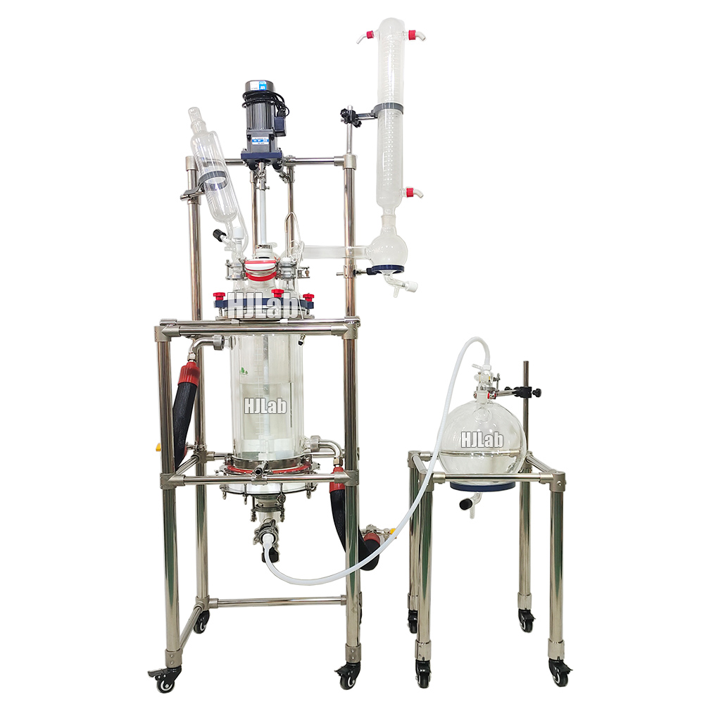 Nutsche Filter Chemical Synthesis Jacketed Glass Reactor for Solid Phase Peptide Synthesis