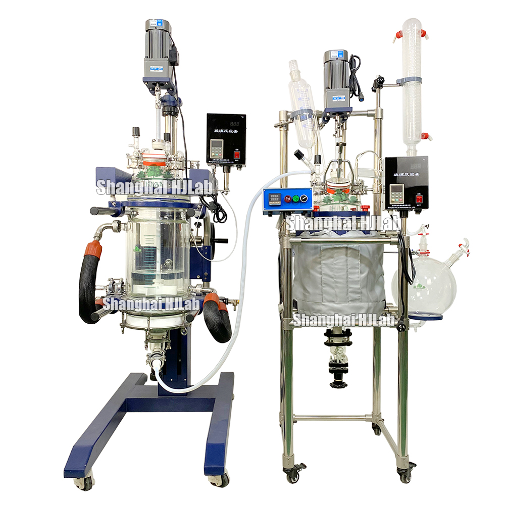 Integrated Synthesis Reaction Filtration Distillation In One Batch Jacketed Glass Reactor
