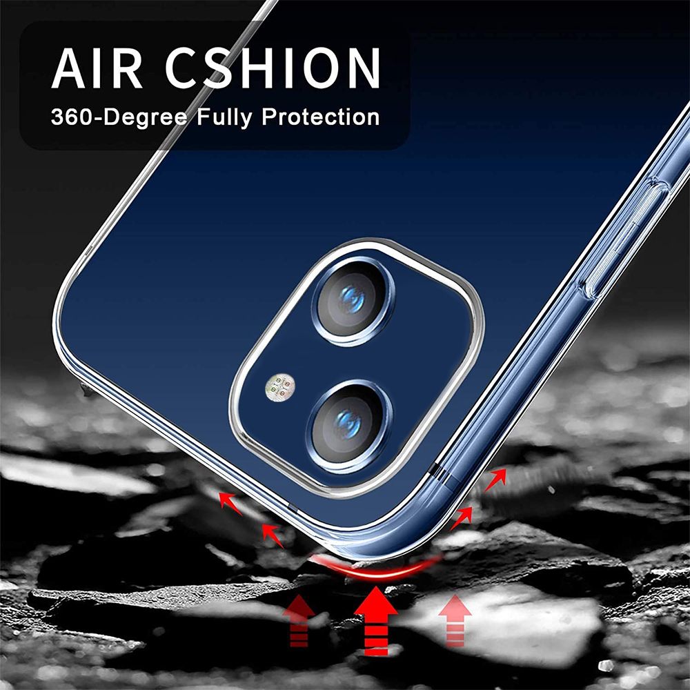 Coque iPhone 13 Silicone Intégrale 360  Transparente