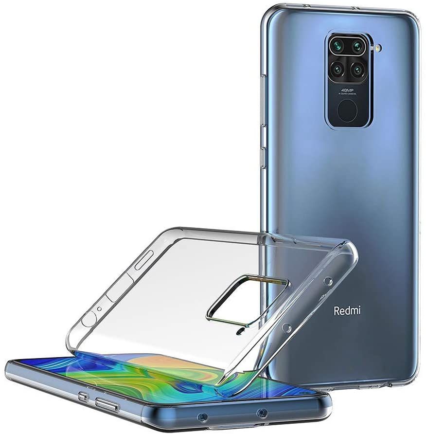 Xiaomi Redmi Note 9 Coque Silicone Antichoc Classique Transparent (Réf: C9REDMIN9)