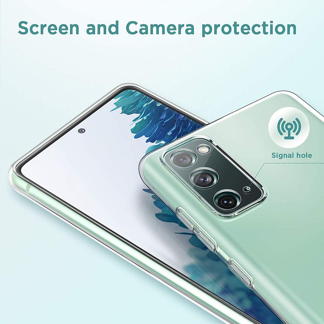 Samsung Galaxy S20 FE Coque Silicone Antichoc Classique Transparent (Réf: C9SMS20FE)