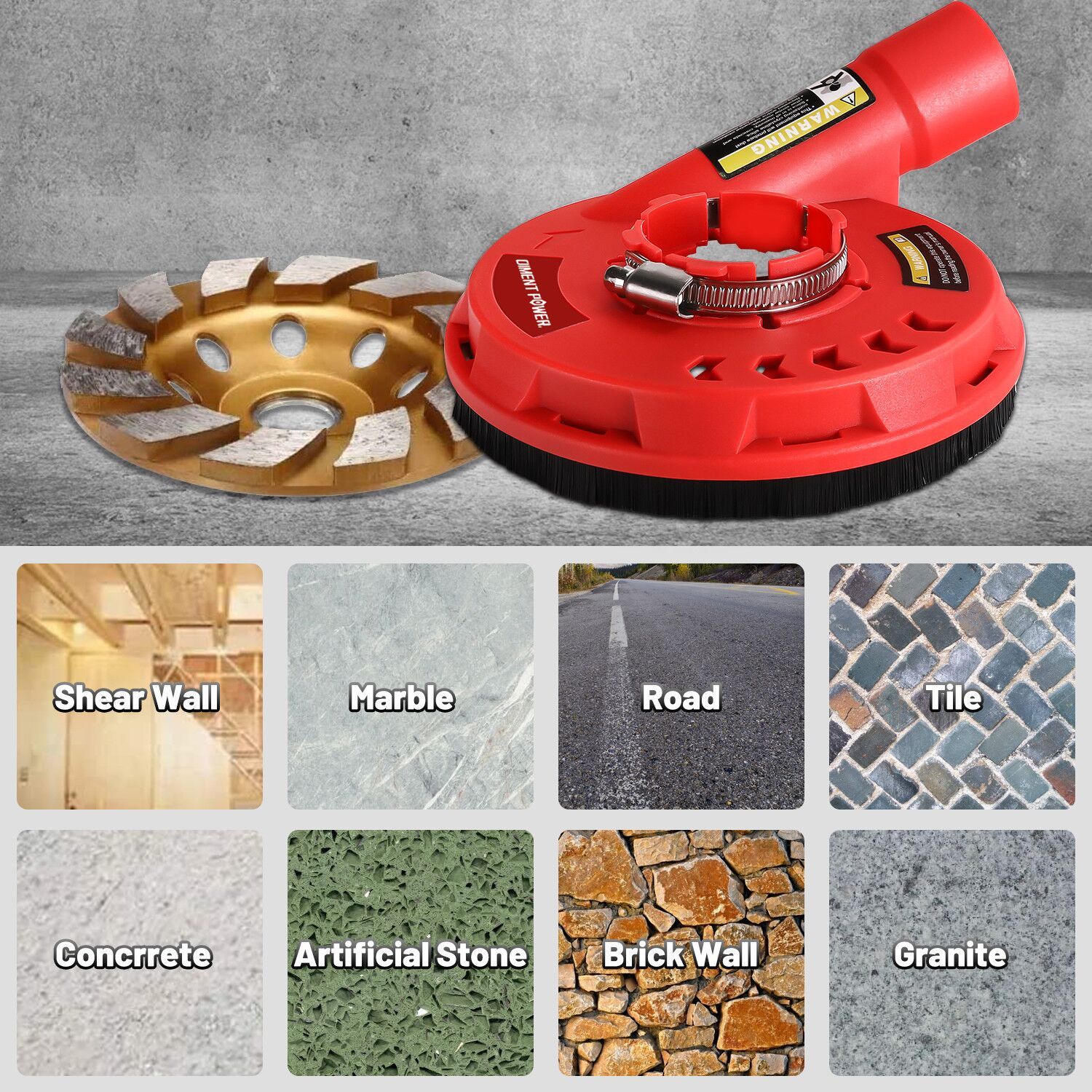 Universal Surface Grinding Dust Shroud 115mm / 125mm