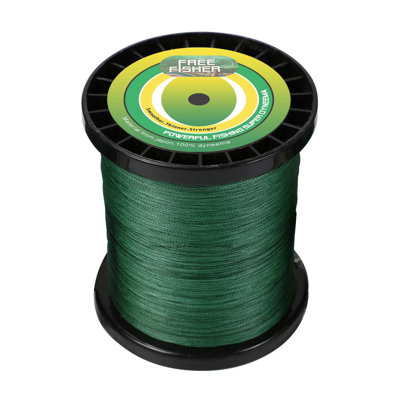 FREE FISHER Fishing Line 4 Strands 1500M Braided Line 20LB/30LB/40LB/50LB Super 100% PE Multifilament Braid Wire for Saltwater/Freshwater