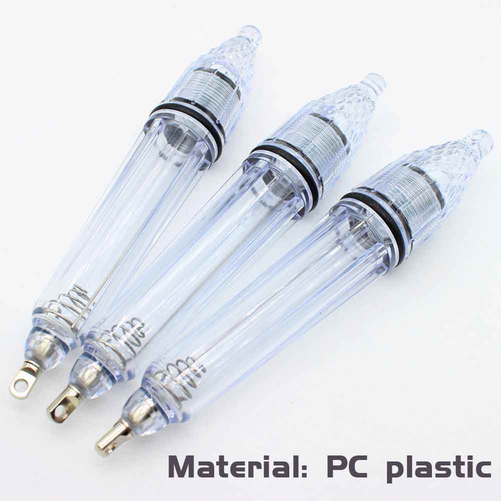 FREE FISHER 10pcs 17cm Fishing Lure Light LED Deep Drop Fishing Squid Underwater Bait Luminous Lure Flash Light Bait Outdoor