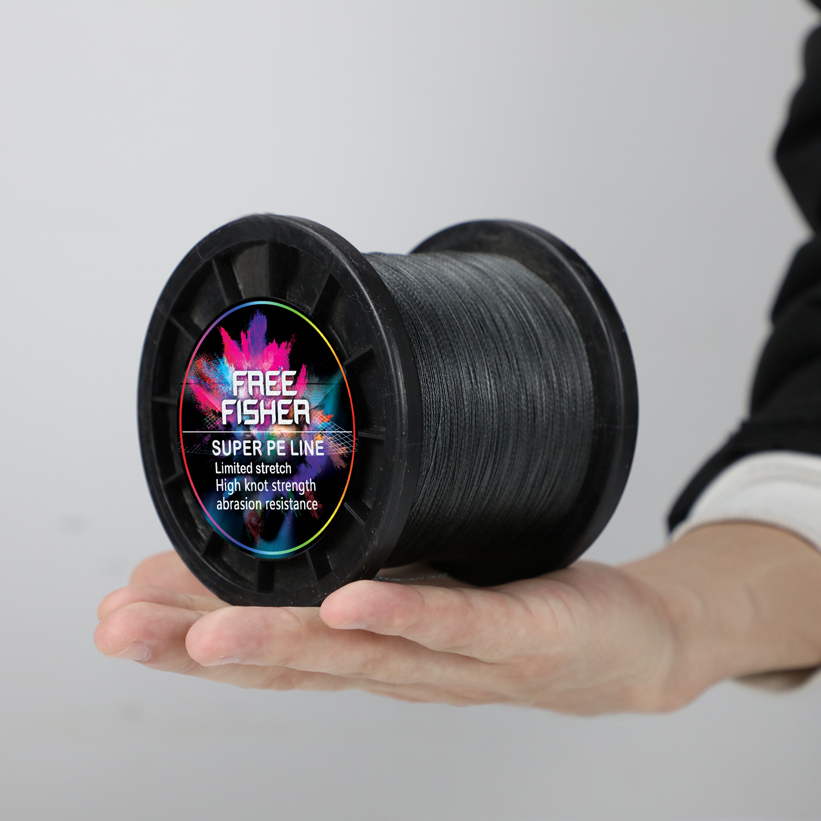 FREE FISHER Fishing Braided Line 1000m 4 Strands Multifilament 100% PE Wire 10LB-100LB 0.1-0.55MM for Saltwater/Freshwater