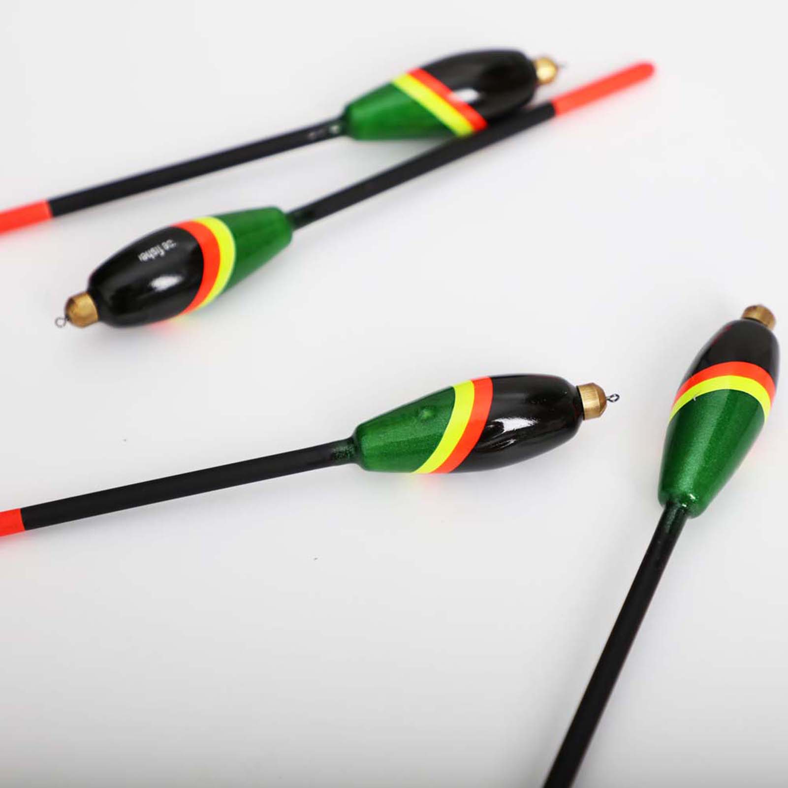 FREE FISHER Fishing Bobbers 5pcs/Set Cork Float Antenna Balsa Wood Lightweight Floats Kit 17.5-18cm Buoyancy 3+2g Floating for Bass/Carp