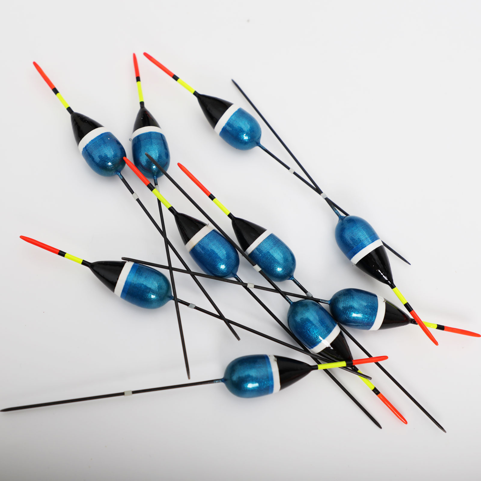 FREE FISHER 10pcs Fishing Bobbers Set Cork Floats Kit Antenna Balsa Wood Buoyancy 3g 18cm Buoy Fishing Tackle Accessories