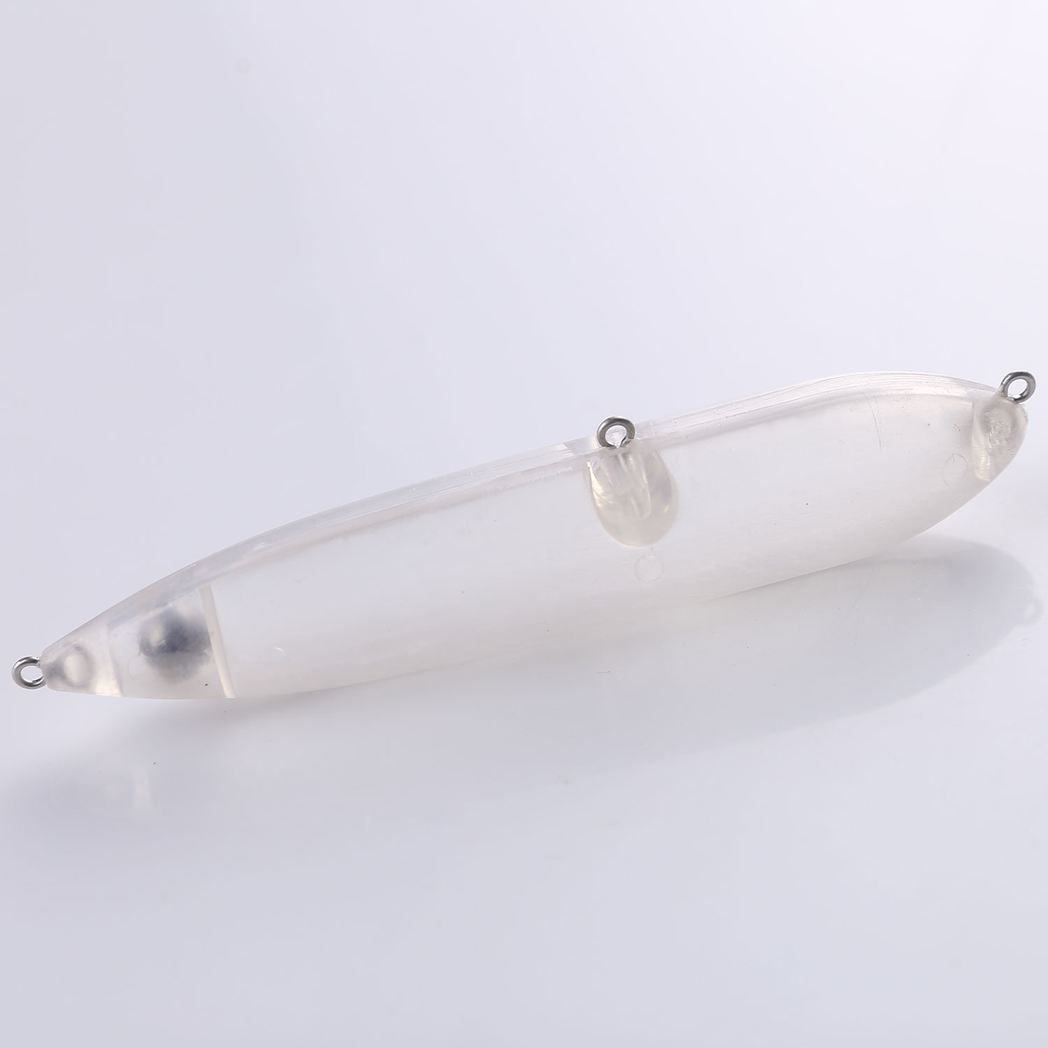 FREE FISHER 20pcs/Lot Fishing Baits Unpainted Blank Hard Lures ABS DIY Crankbaits Minnows Popper VIB Pencil Transparent Artificial Baits Set