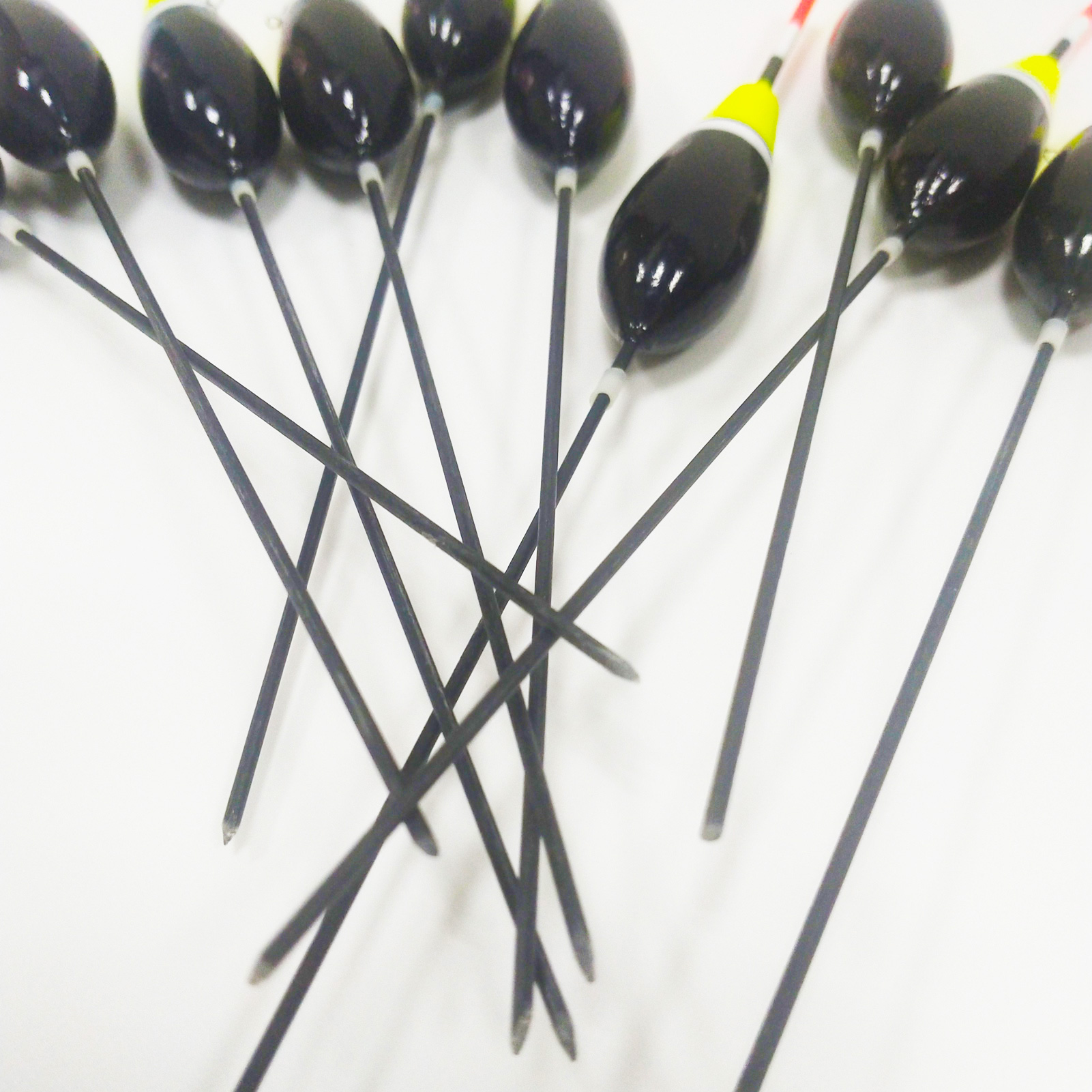 FREE FISHER 30pcs/set Collection Fishing Bobber Cork Floats Buoy Set Lighted Balsa Wood Fishing Floats Kit 2g+3g+3g 17.5cm/18.5cm