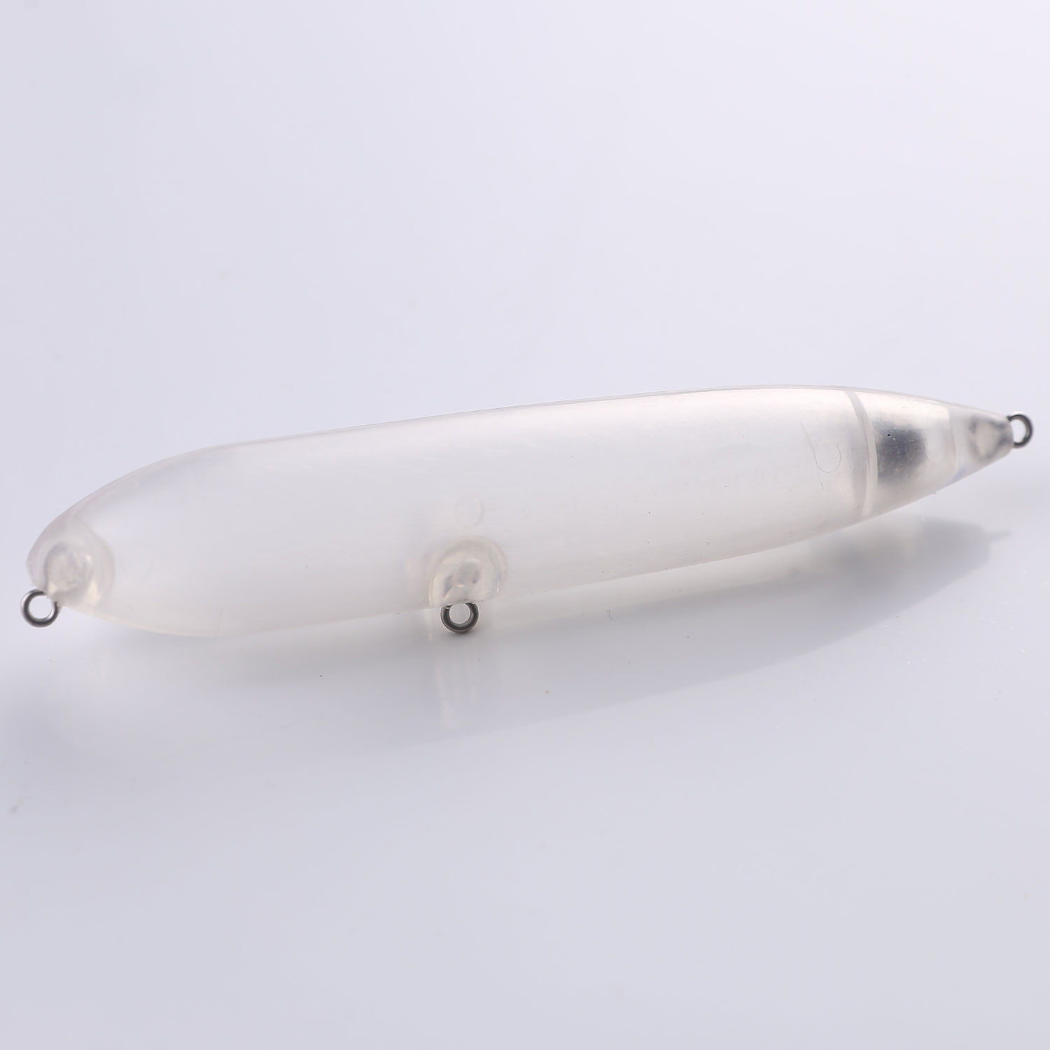 FREE FISHER 20pcs/Lot Fishing Baits Unpainted Blank Hard Lures ABS DIY Crankbaits Minnows Popper VIB Pencil Transparent Artificial Baits Set