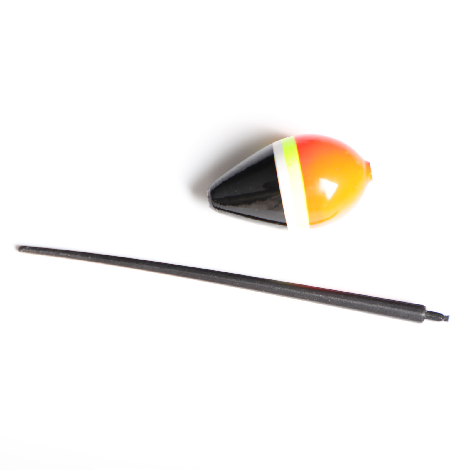 FREE FISHER 10Pcs Fishing Bobber Cork Float Pesca Lighted Double-Color Buoy Wood 1.5g 8.3cm Floats Tackle Accessories