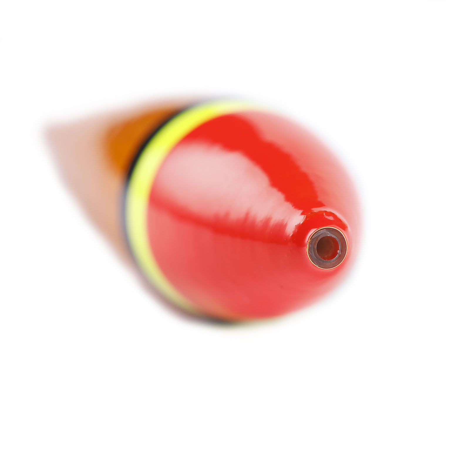 FREE FISHER 5Pcs/Lot Fishing Bobbers Buoy Cork Wobble Plastic Fishing Floats Paulownia 8CM 4G with Hole Red Buoy