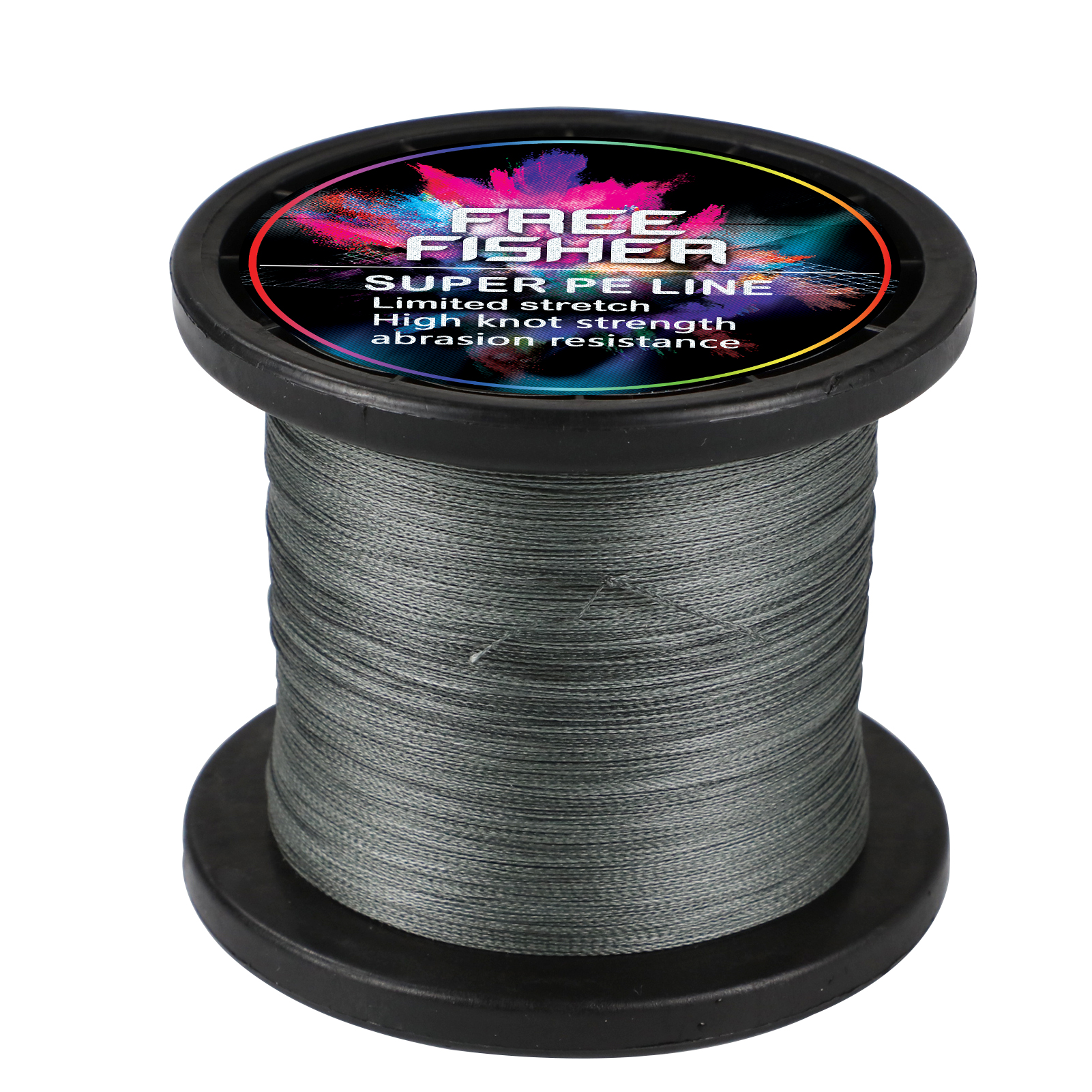 FREE FISHER Fishing Braided Line 1000m 4 Strands Multifilament 100% PE Wire 10LB-100LB 0.1-0.55MM for Saltwater/Freshwater