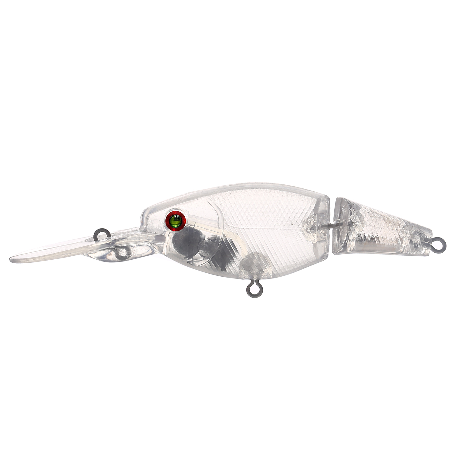 FREE FISHER 20pcs/Lot Unpainted Fishing Lures Set Clear Blank Bait Embryo 10.5cm 12.8g 2-Section DIY Topwater Swimbait Joint Baits