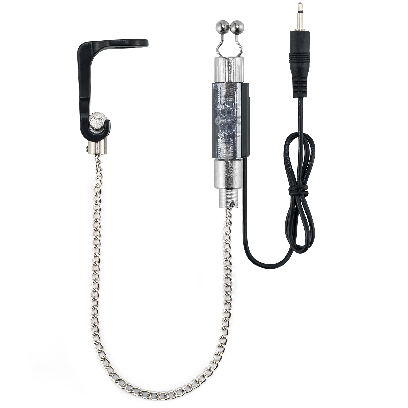 FREE FISHER 4pcs Fishing Bite Indicator Alarm Carp Fishing LED Illuminated Swingers Hangers Chain Drop Off Bobbins Fish Finder Accsccory