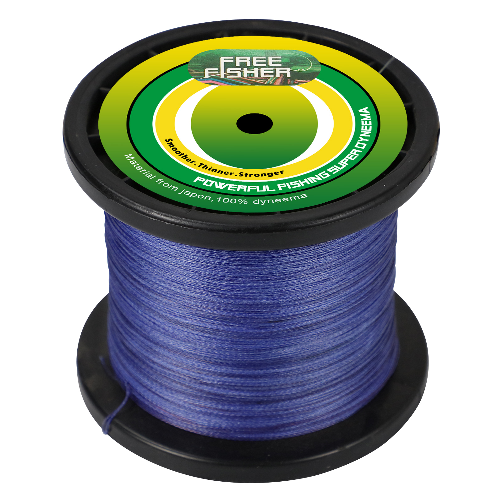 FreeFisher Fishing Braid Line 100% PE Braided Wires 1000m 4 Strands 15LB-80LB 0.14-0.5mm Super Strong Kite Line Green/Grey/Red