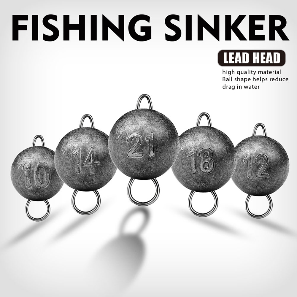 FREE FISHER 20pcs Lead Weights 3-21g Quick Release Crank Hook Fishing Lead Sinker Weight Drop Shot with Pin Fishing Tackle Accessories