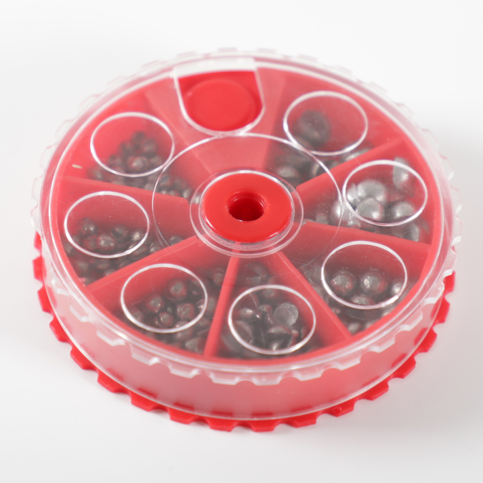 FREE FISHER Mixed Fishing Sinkers Open Bite Lead Set 0.2-2g Bare Fishing-clip Drop Biting Round Plumb Bob Auxiliary Fishing Tackle Gear