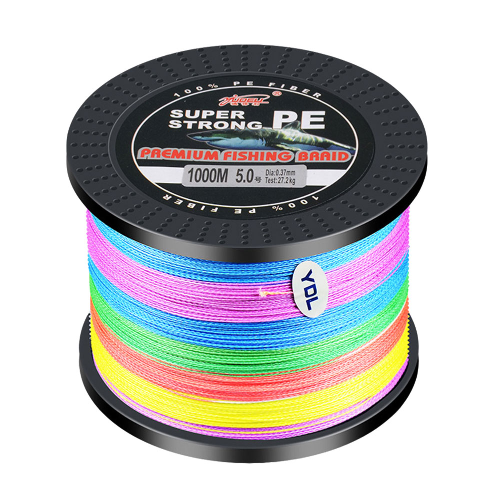 FREE FISHER Fishing Line 1000M 4 Strands Kite Wire Fishing Braided Line Multifilament 0.1-0.5mm PE Braid Wire for Saltwater/Freshwater