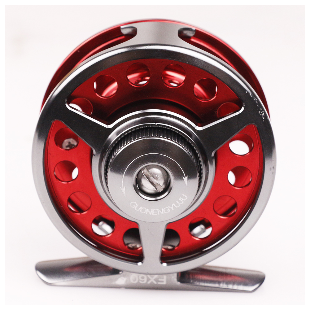 FREE FISHER Fly Fishing Reel 2+1 Ball Bearing 1:1 Lightweight CNC Anodized Aluminum Full Metal Fly Wheels FX60 FX50 Ice Fishing Wheel