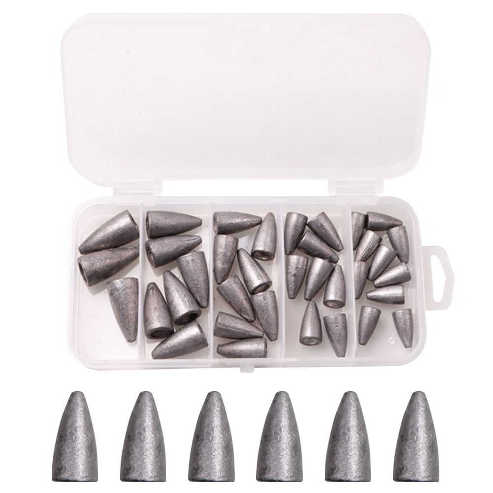 FREE FISHER Fishing Weights Set Lead Sinker Beads Jig Crank Hooks Swivels Fishing Accessories Tackle Box Kit for Sea Fishing